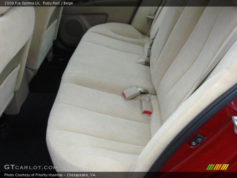 Ruby Red / Beige 2009 Kia Optima LX
