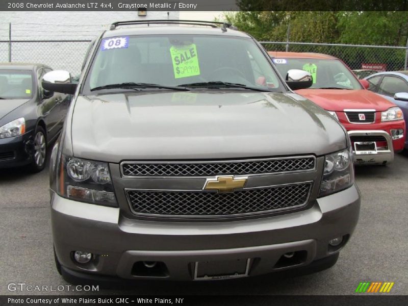 Graystone Metallic / Ebony 2008 Chevrolet Avalanche LTZ 4x4