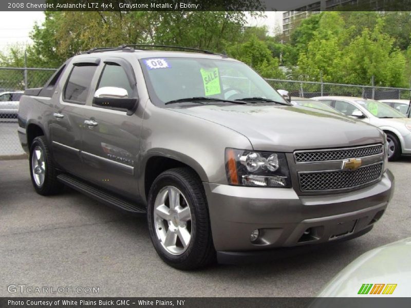 Graystone Metallic / Ebony 2008 Chevrolet Avalanche LTZ 4x4