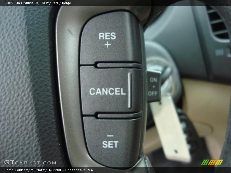 Ruby Red / Beige 2009 Kia Optima LX