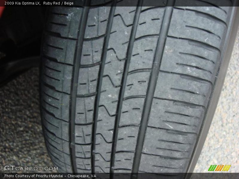 Ruby Red / Beige 2009 Kia Optima LX