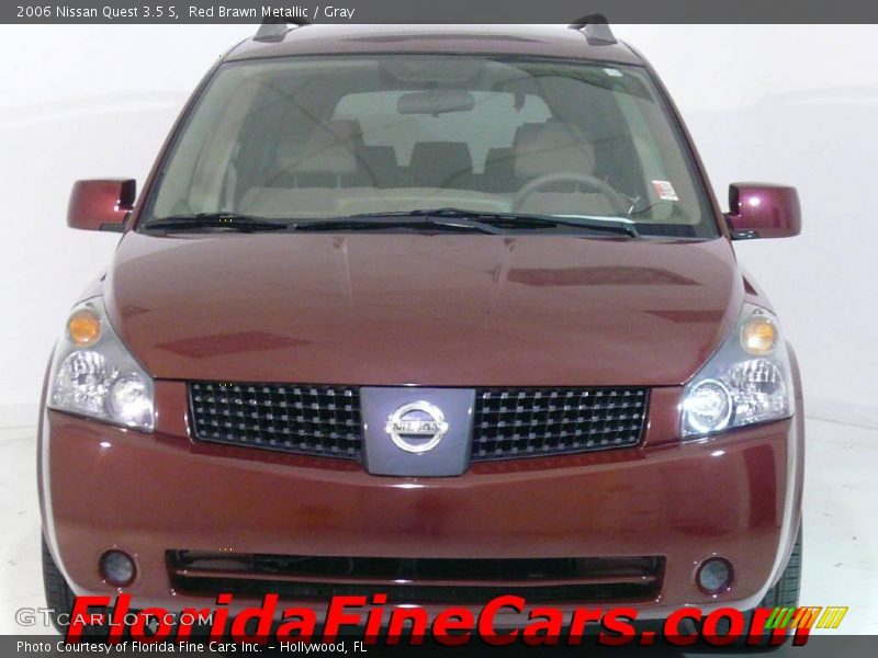 Red Brawn Metallic / Gray 2006 Nissan Quest 3.5 S