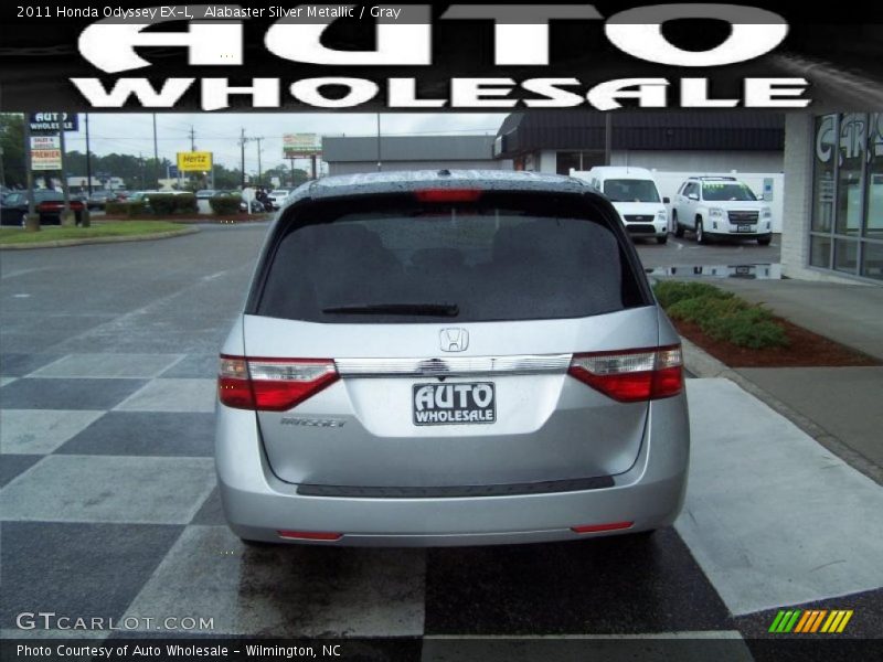 Alabaster Silver Metallic / Gray 2011 Honda Odyssey EX-L