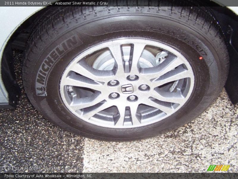 Alabaster Silver Metallic / Gray 2011 Honda Odyssey EX-L