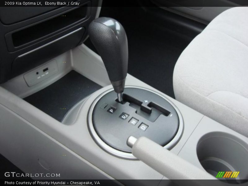 Ebony Black / Gray 2009 Kia Optima LX
