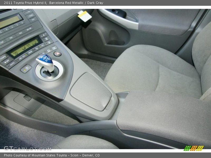 Barcelona Red Metallic / Dark Gray 2011 Toyota Prius Hybrid II