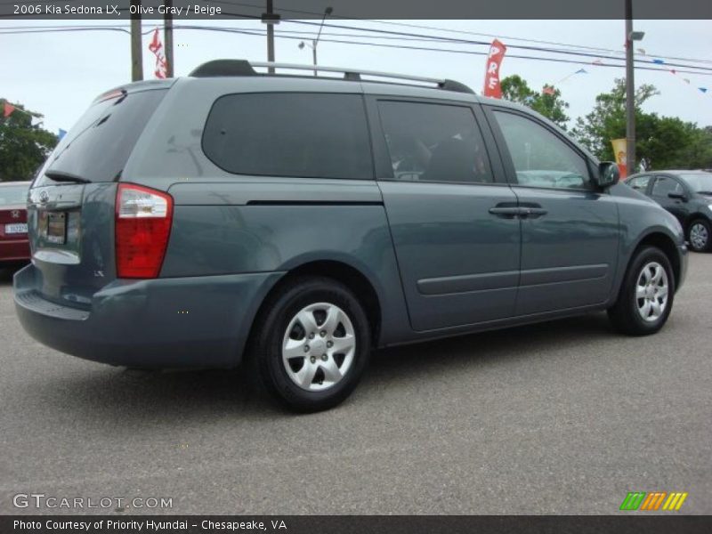 Olive Gray / Beige 2006 Kia Sedona LX