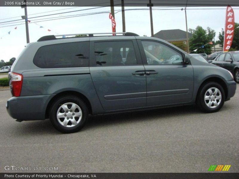 Olive Gray / Beige 2006 Kia Sedona LX