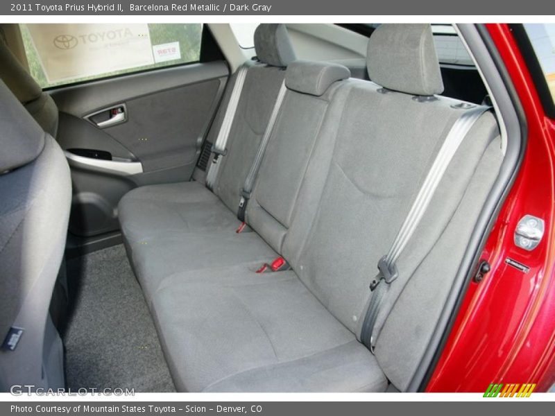 Barcelona Red Metallic / Dark Gray 2011 Toyota Prius Hybrid II