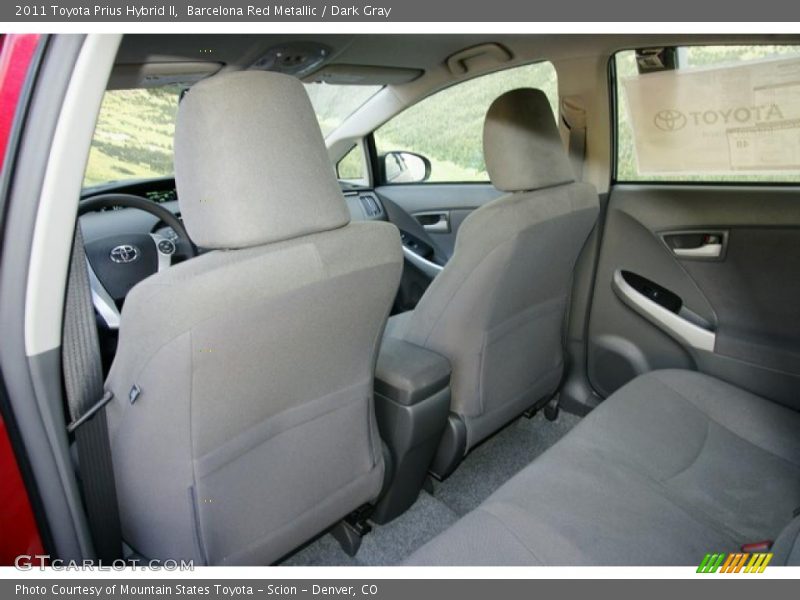 Barcelona Red Metallic / Dark Gray 2011 Toyota Prius Hybrid II