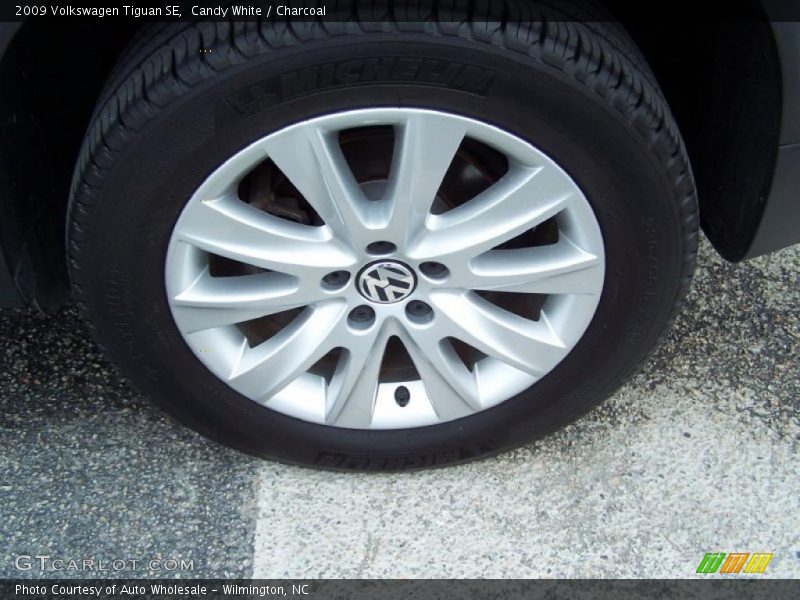 Candy White / Charcoal 2009 Volkswagen Tiguan SE
