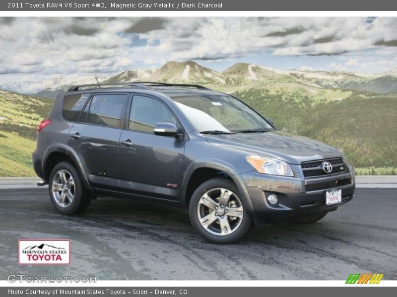 Magnetic Gray Metallic / Dark Charcoal 2011 Toyota RAV4 V6 Sport 4WD