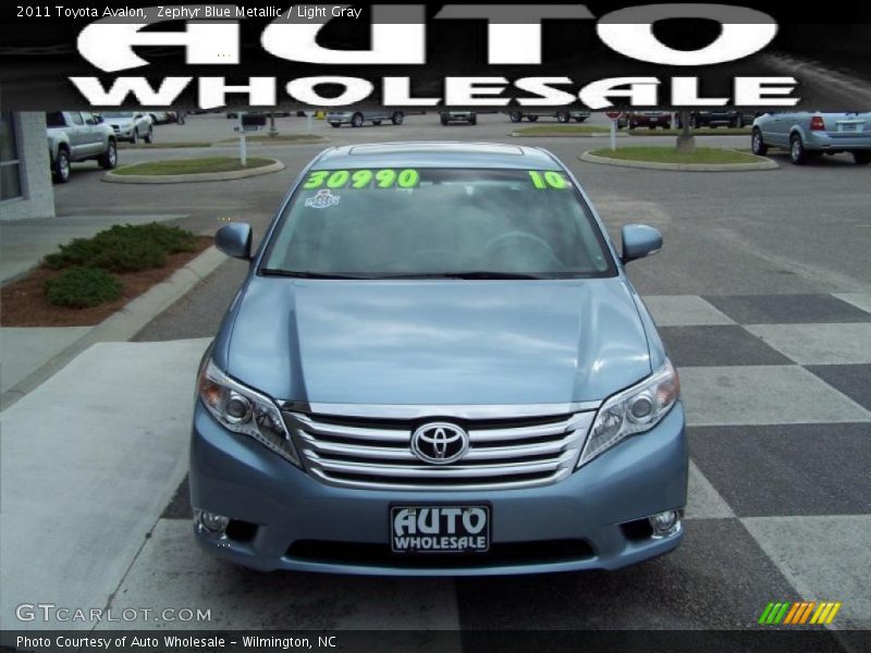 Zephyr Blue Metallic / Light Gray 2011 Toyota Avalon