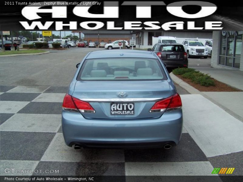 Zephyr Blue Metallic / Light Gray 2011 Toyota Avalon