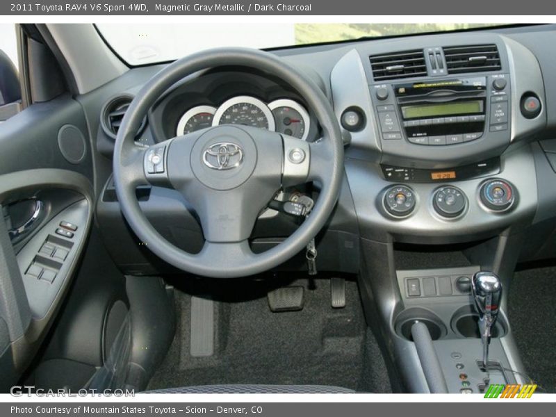 Magnetic Gray Metallic / Dark Charcoal 2011 Toyota RAV4 V6 Sport 4WD