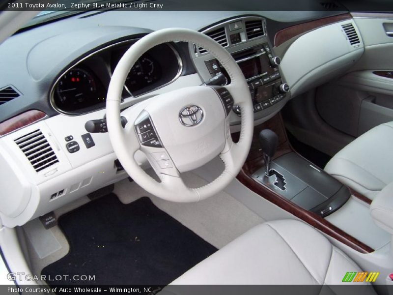 Zephyr Blue Metallic / Light Gray 2011 Toyota Avalon