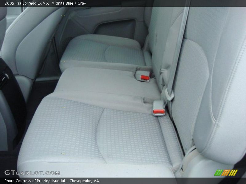 Midnite Blue / Gray 2009 Kia Borrego LX V6
