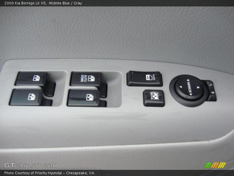 Midnite Blue / Gray 2009 Kia Borrego LX V6