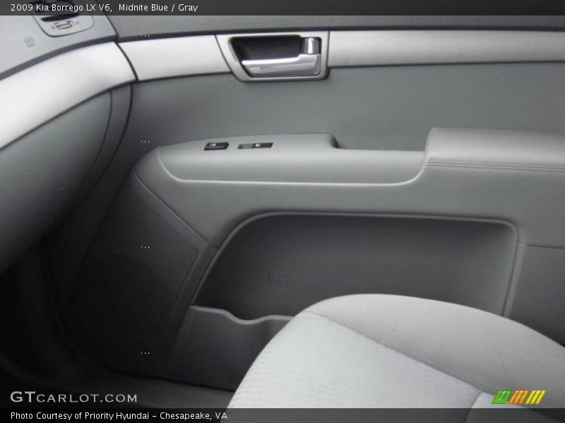 Midnite Blue / Gray 2009 Kia Borrego LX V6