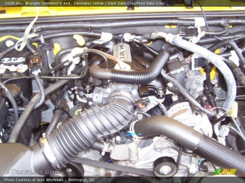 Detonator Yellow / Dark Slate Gray/Med Slate Gray 2008 Jeep Wrangler Unlimited X 4x4