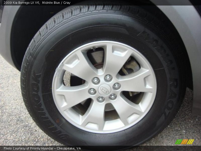 Midnite Blue / Gray 2009 Kia Borrego LX V6