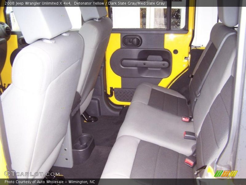 Detonator Yellow / Dark Slate Gray/Med Slate Gray 2008 Jeep Wrangler Unlimited X 4x4