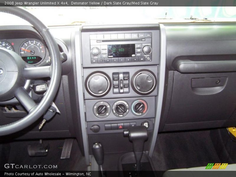 Detonator Yellow / Dark Slate Gray/Med Slate Gray 2008 Jeep Wrangler Unlimited X 4x4