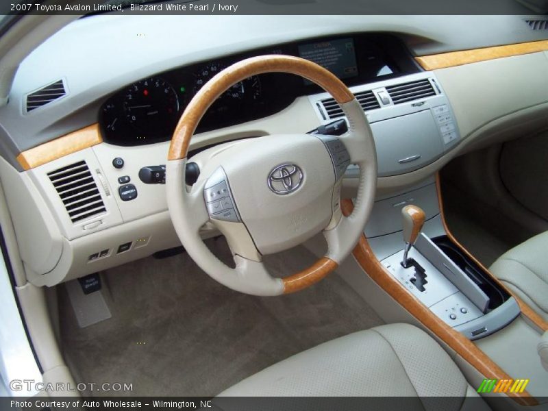 Blizzard White Pearl / Ivory 2007 Toyota Avalon Limited
