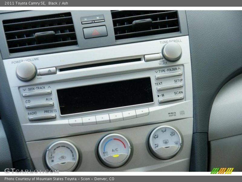 Black / Ash 2011 Toyota Camry SE