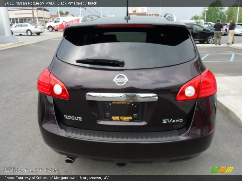 Black Amethyst / Black 2011 Nissan Rogue SV AWD