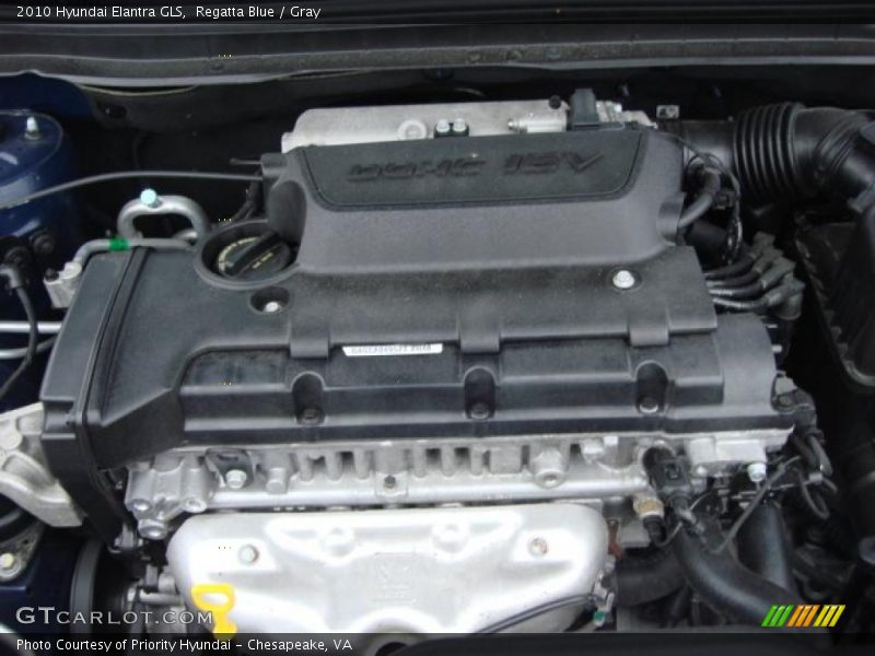 Regatta Blue / Gray 2010 Hyundai Elantra GLS