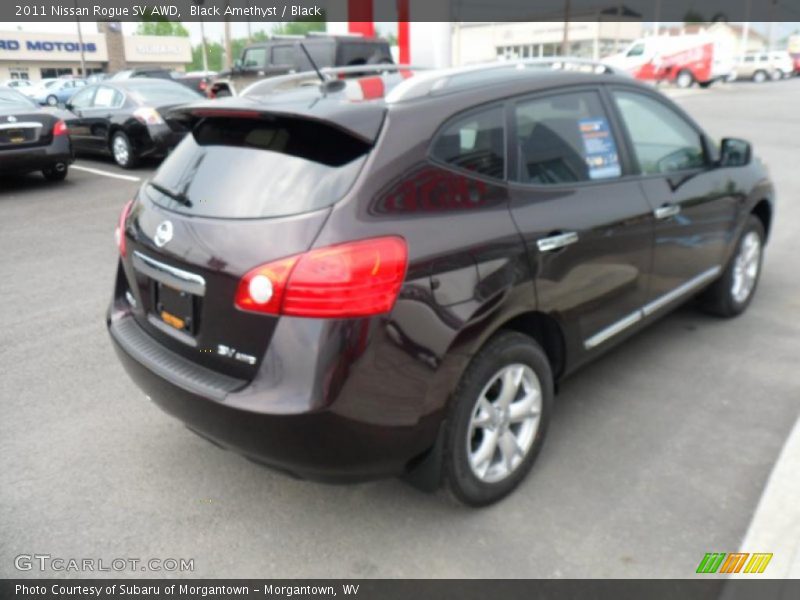 Black Amethyst / Black 2011 Nissan Rogue SV AWD