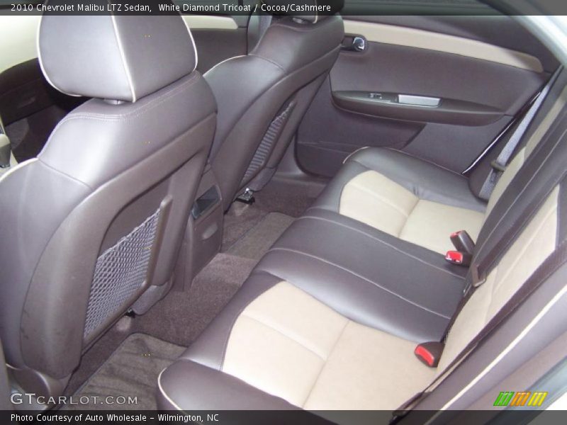 White Diamond Tricoat / Cocoa/Cashmere 2010 Chevrolet Malibu LTZ Sedan