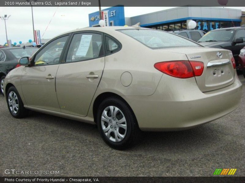 Laguna Sand / Beige 2010 Hyundai Elantra GLS