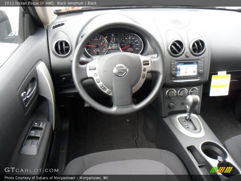 Black Amethyst / Black 2011 Nissan Rogue SV AWD
