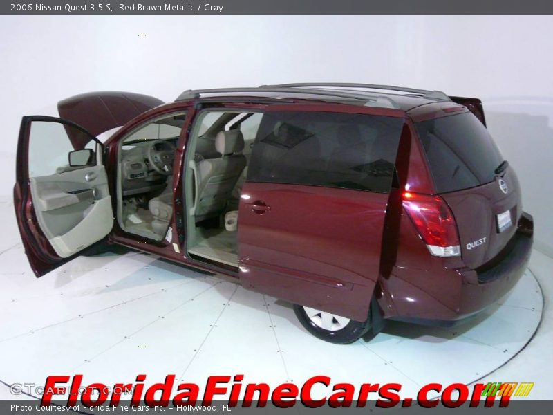 Red Brawn Metallic / Gray 2006 Nissan Quest 3.5 S