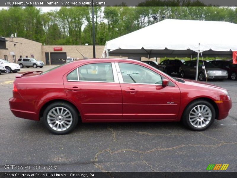 Vivid Red Metallic / Camel 2008 Mercury Milan I4 Premier