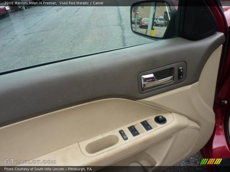 Vivid Red Metallic / Camel 2008 Mercury Milan I4 Premier