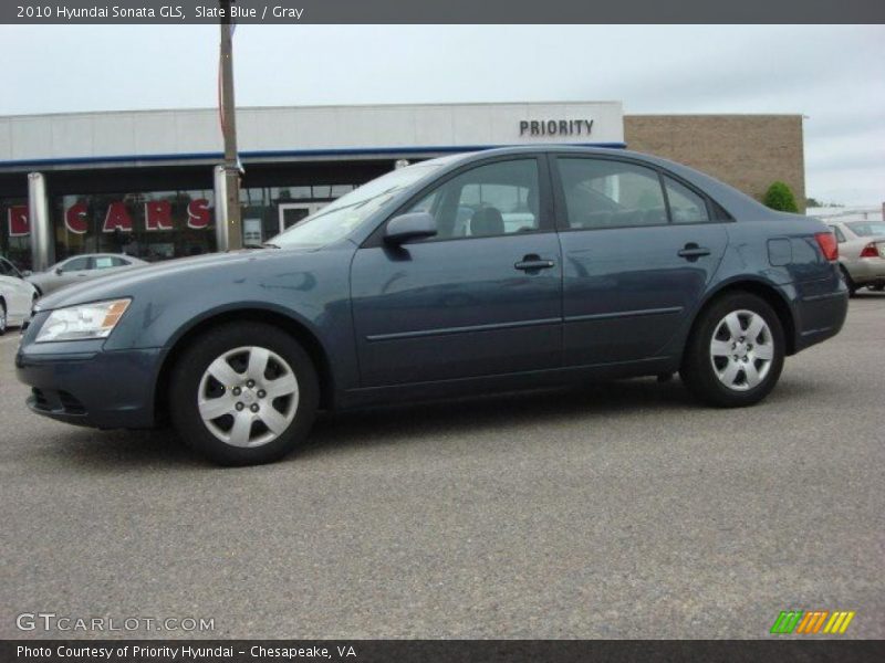 Slate Blue / Gray 2010 Hyundai Sonata GLS