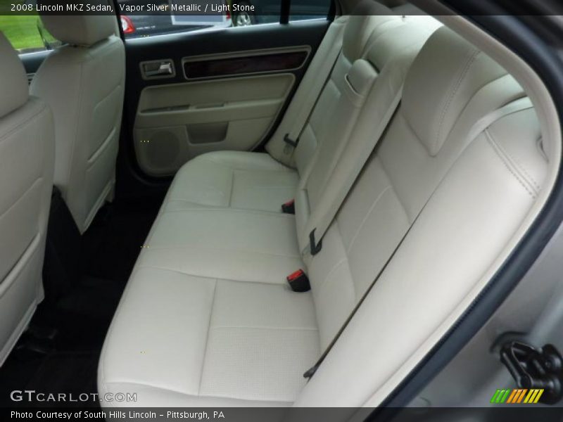 Vapor Silver Metallic / Light Stone 2008 Lincoln MKZ Sedan