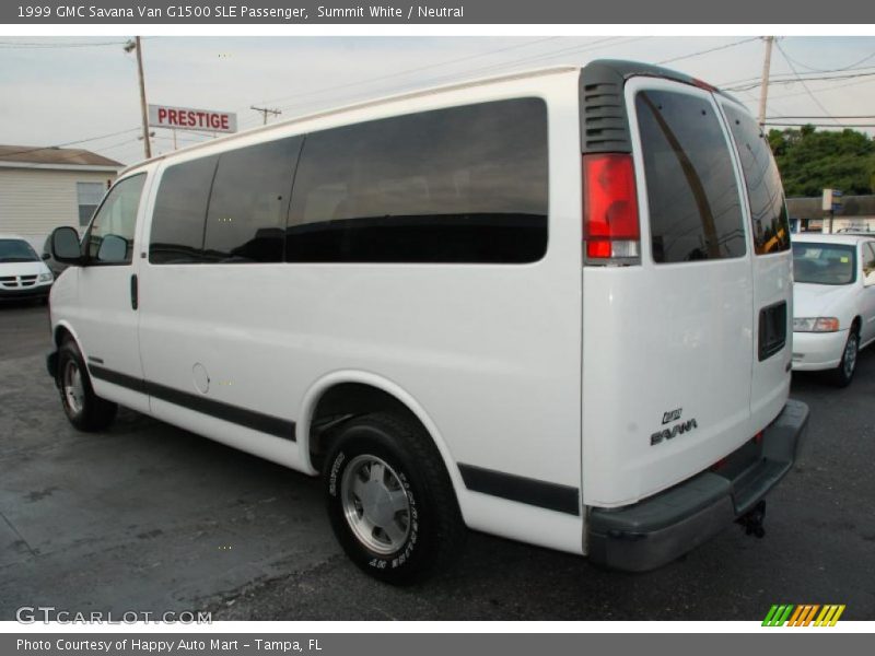 Summit White / Neutral 1999 GMC Savana Van G1500 SLE Passenger