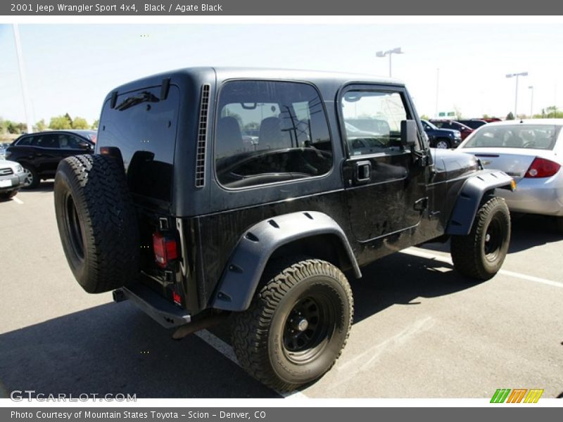 Black / Agate Black 2001 Jeep Wrangler Sport 4x4