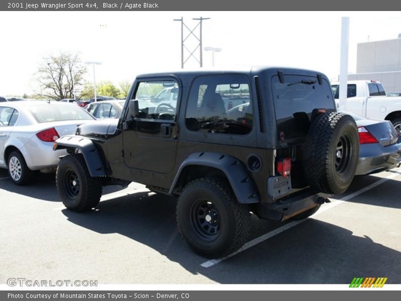 Black / Agate Black 2001 Jeep Wrangler Sport 4x4