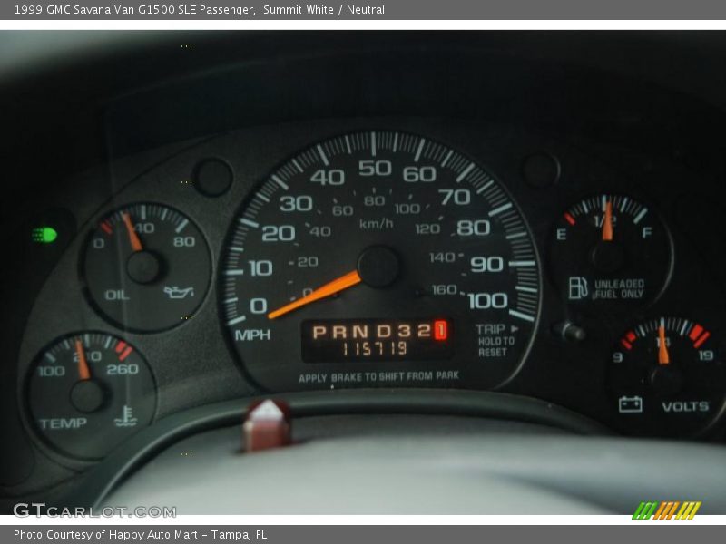 Summit White / Neutral 1999 GMC Savana Van G1500 SLE Passenger