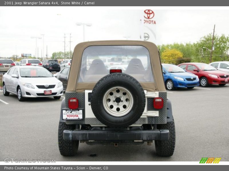 Stone White / Camel 2001 Jeep Wrangler Sahara 4x4