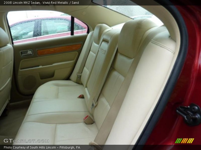 Vivid Red Metallic / Sand 2008 Lincoln MKZ Sedan