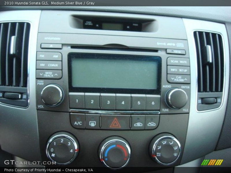 Medium Silver Blue / Gray 2010 Hyundai Sonata GLS