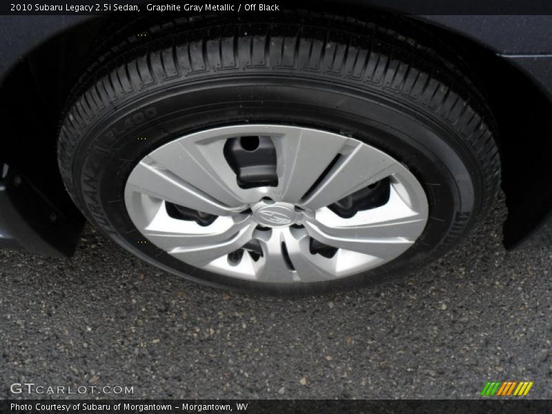 Graphite Gray Metallic / Off Black 2010 Subaru Legacy 2.5i Sedan