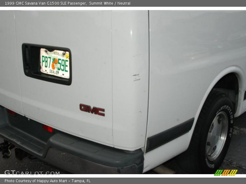 Summit White / Neutral 1999 GMC Savana Van G1500 SLE Passenger