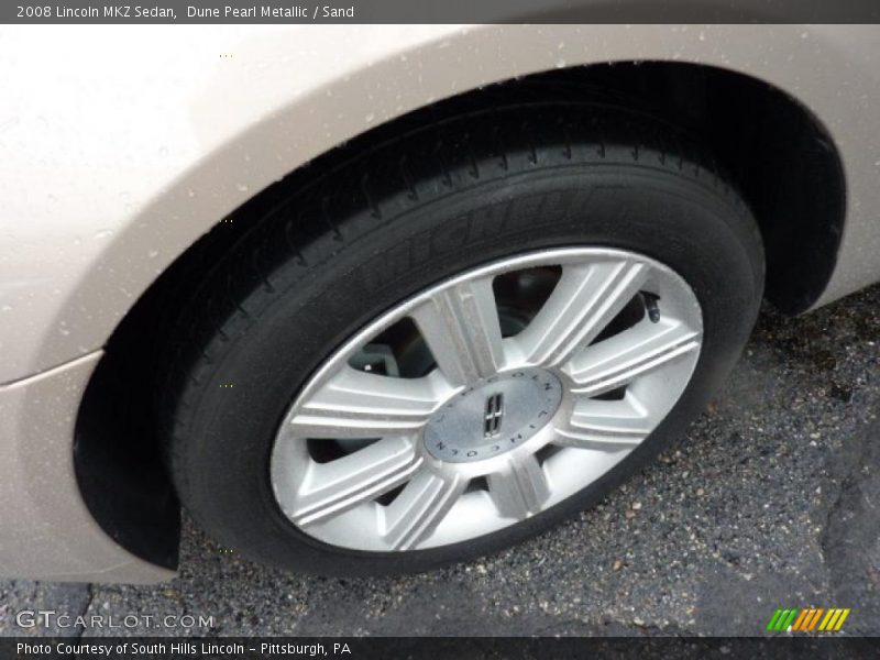 Dune Pearl Metallic / Sand 2008 Lincoln MKZ Sedan